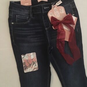 Squeeze Dark Blue Flare Jeans